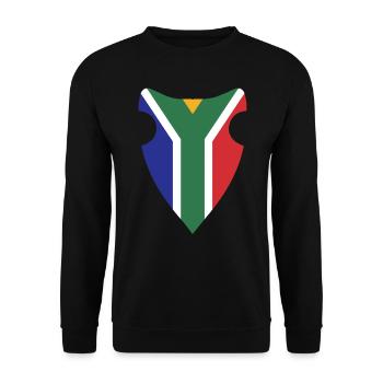 SOUTH AFRICA FLAG - Sweat-shirt Unisexe - noir - Devant - Alina (178cm) & Michal (187cm)