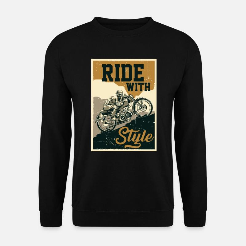 Motorcycle - Unisex Sweatshirt - black