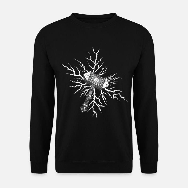 Marteau Viking Valhalla Viking Marteau Thor Odin - Sweat-shirt Unisexe - noir
