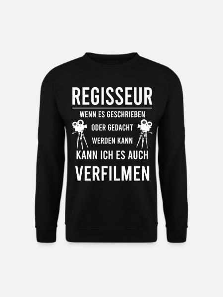 Regisseur Filmproduzent Filmmacher Regie Filmset - Unisex Pullover - Schwarz