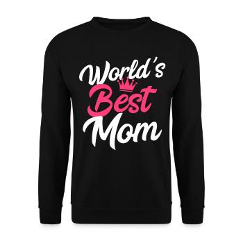Meilleur Maman Maman Fête des mères - Sweat-shirt Unisexe - noir - Devant - Alina (178cm) & Michal (187cm)