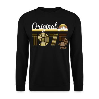 1975 - Unisex Sweatshirt - black - Front - Alina (178cm) & Michal (187cm)