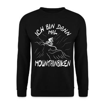 Fahrrad Fahrräder Biker Retro Fahrrad Rad - Unisex Pullover - Schwarz - Vorne - Alina (178cm) & Michal (187cm)