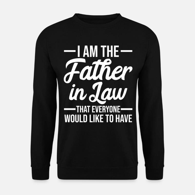 Schwiegervater Hochzeit - Unisex Pullover - Schwarz