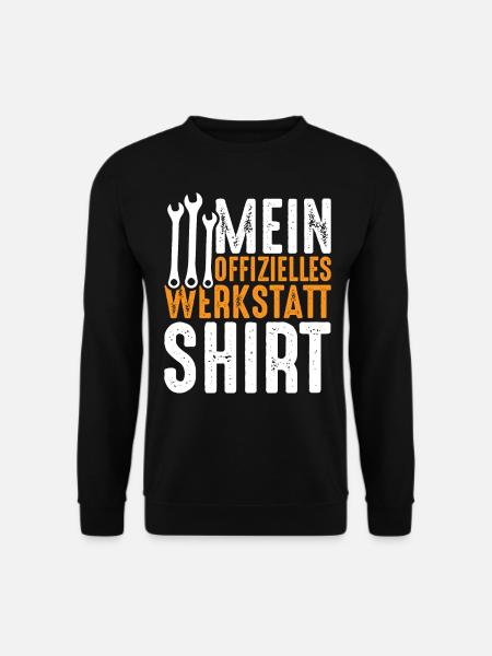 Mein offizielles Werkstatt Shirt - Unisex Pullover - Schwarz