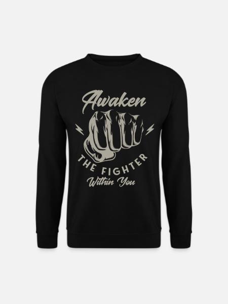 Kickboxing Kickboxer Boxing Martial Art - Unisex Sweatshirt - black