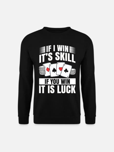 Poker - Unisex Pullover - Schwarz