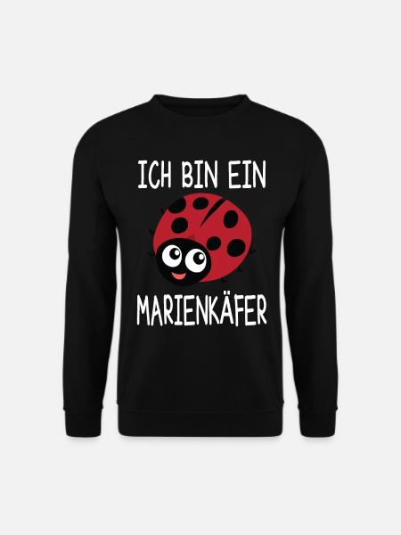 Ich Bin Ein Marienkäfer - Unisex Pullover - Schwarz
