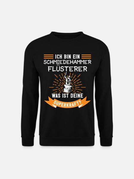 Schmiedekunst Waffenschmied Schmied - Unisex Pullover - Schwarz