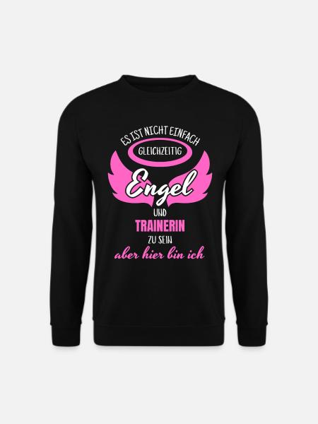 Trainerin Engel - Unisex Pullover - Schwarz
