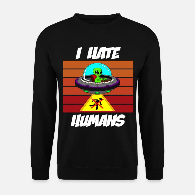 I hate people - Unisex Sweatshirt - black