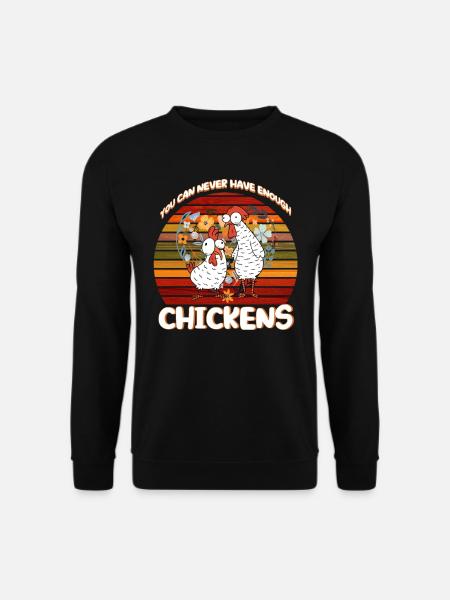 Farmer Chicken Chicken - Unisex Sweatshirt - black