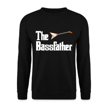 bassist - Unisex Sweatshirt - black - Front - Alina (178cm) & Michal (187cm)