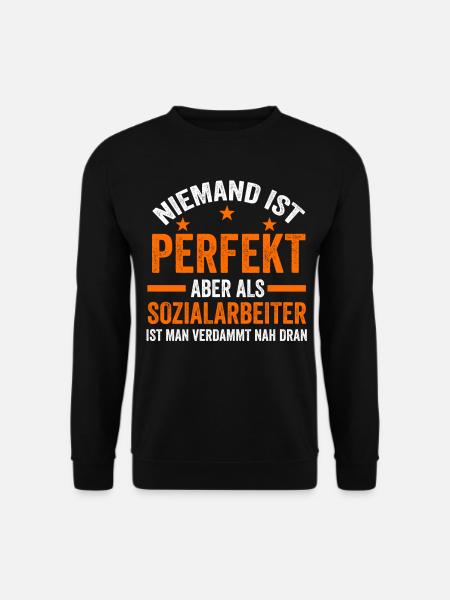 Sozialarbeiter Sozialarbeit - Unisex Pullover - Schwarz