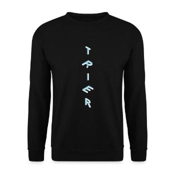 Trèves - Sweat-shirt Unisexe - noir - Devant - Alina (178cm) & Michal (187cm)