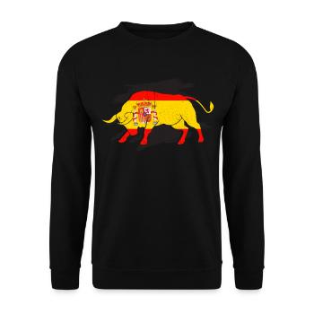 Spain Tshirt Andalusia Spain Mallorca Gift - Unisex Sweatshirt - black - Front - Alina (178cm) & Michal (187cm)
