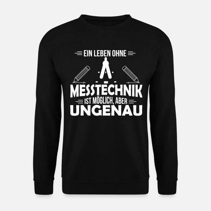 Maschinenbau CAD Konstrukteur Messtechnik - Unisex Pullover - Schwarz