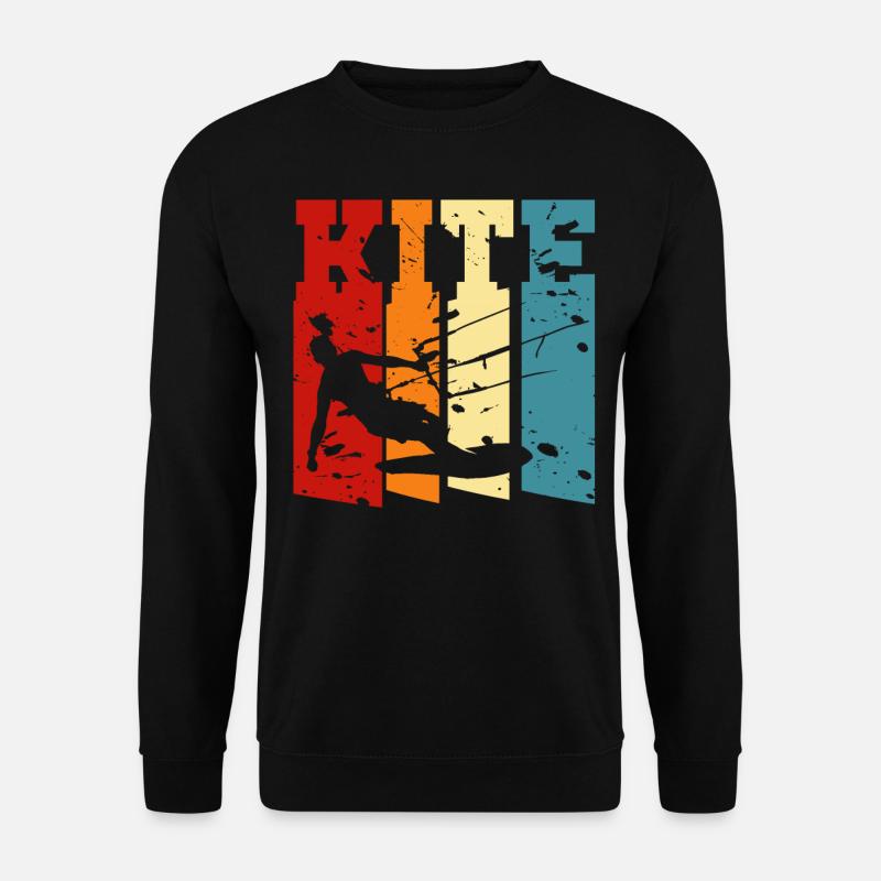 Kiteboarding - Kitesurfer - Unisex Pullover - Schwarz