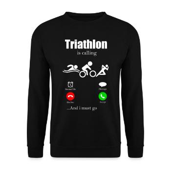 Triathlon - Sweat-shirt Unisexe - noir - Devant - Alina (178cm) & Michal (187cm)