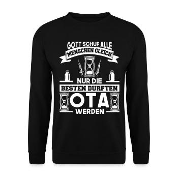 Operationstechnische Assistentin Spruch Geschenk - Unisex Pullover - Schwarz - Vorne - Alina (178cm) & Michal (187cm)
