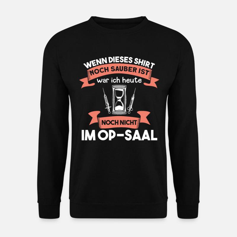 Krankenhaus Operationstechnische Assistentin - Unisex Pullover - Schwarz