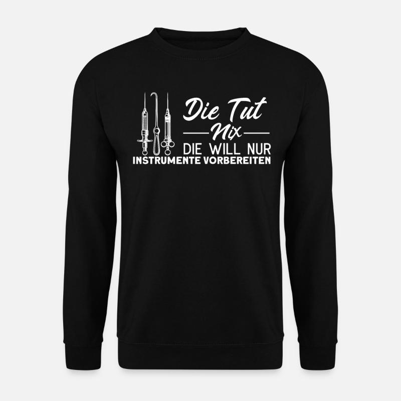 Krankenhaus Operationstechnische Assistentin - Unisex Pullover - Schwarz