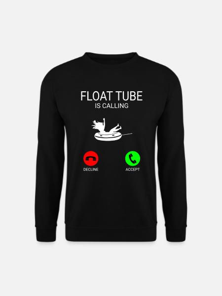 Float Tube is calling unique float tube tee - Unisex Sweatshirt - black