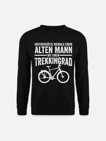 Fahrrad Trekkingrad | Mann Männer Geschenkidee - Unisex Pullover - Schwarz