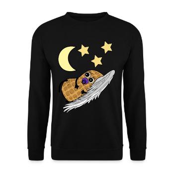 Baby Child Children Toddler Birth Kindergarten - Unisex Sweatshirt - black - Front - Alina (178cm) & Michal (187cm)