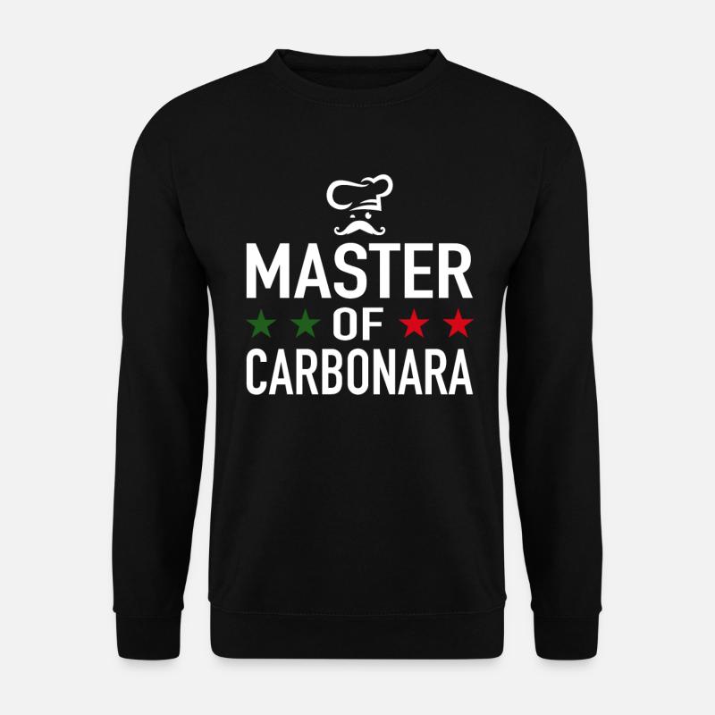 Spaghetti Carbonara Chef Maître De Carbonara - Sweat-shirt Unisexe - noir