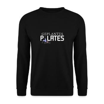 Pilates Reim - Unisex Pullover - Schwarz - Vorne - Alina (178cm) & Michal (187cm)