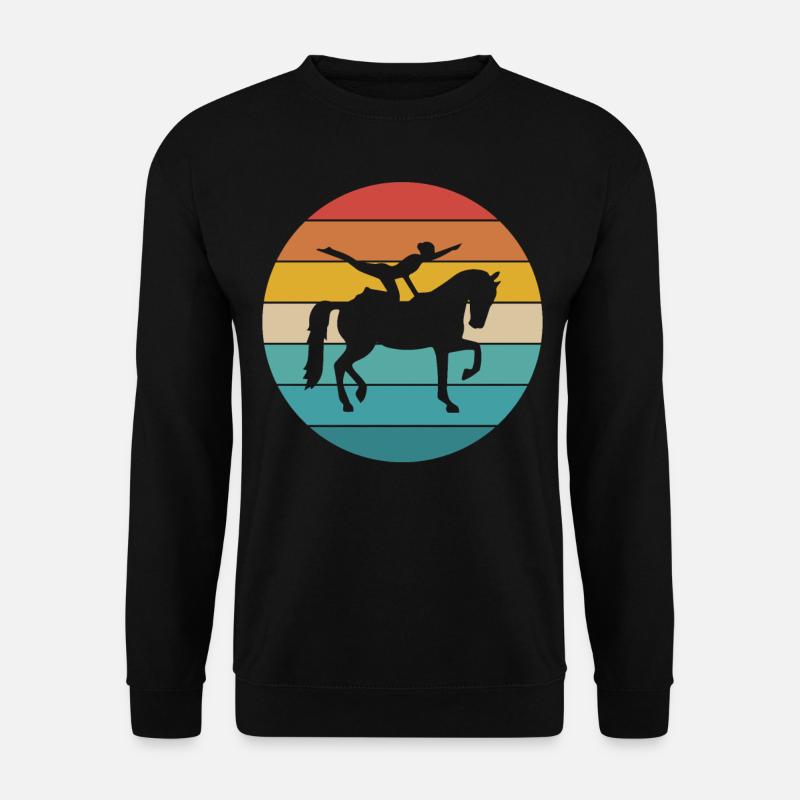 Voltigieren | Retro Style - Unisex Pullover - Schwarz
