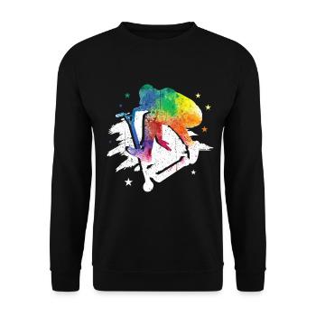 Scooter - Unisex Pullover - Schwarz - Vorne - Alina (178cm) & Michal (187cm)