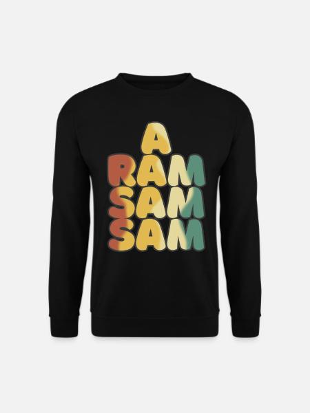 Aramsamsam Kindergarten Kinderlied Kita - Unisex Pullover - Schwarz