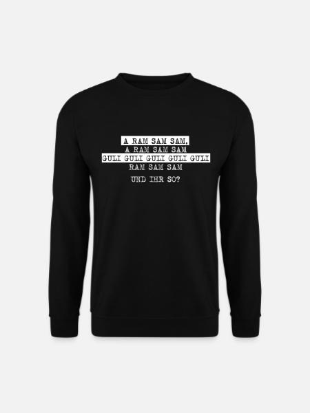 Aramsamsam Kindergarten Kinderlied Kita - Unisex Pullover - Schwarz