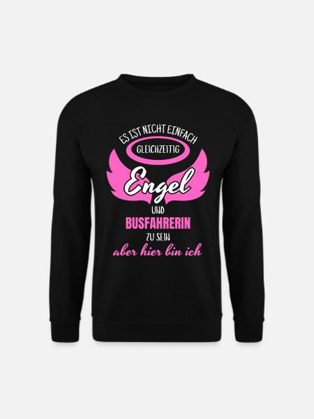 Busfahrerin Engel - Unisex Pullover - Schwarz
