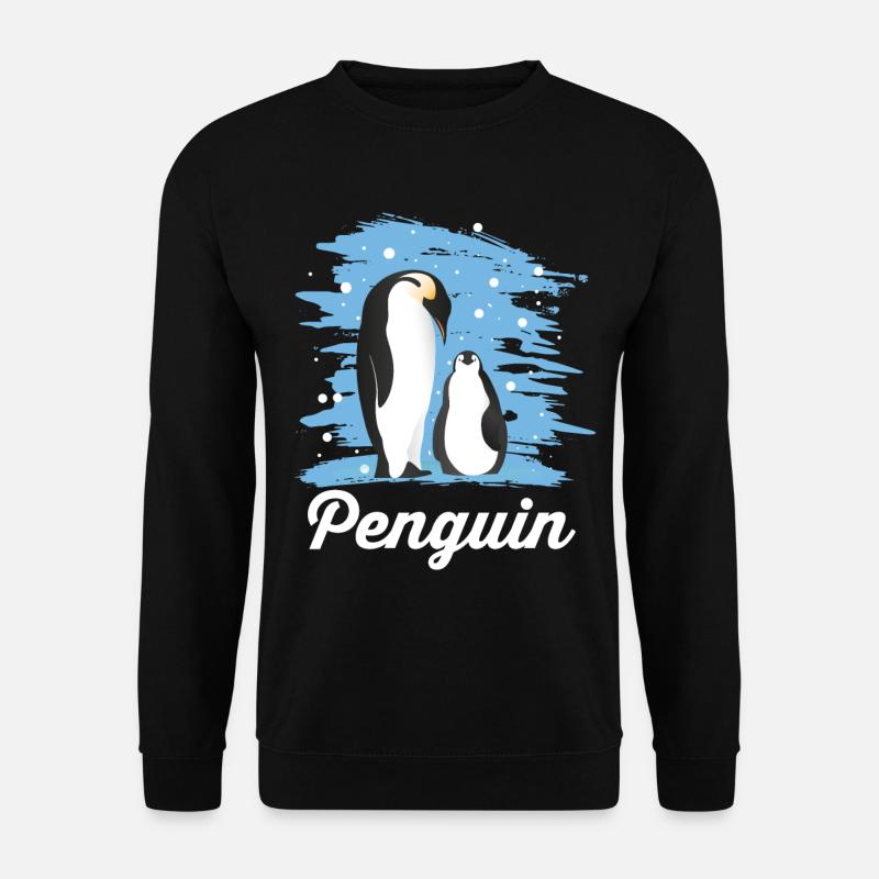 Pinguin - Unisex Pullover - Schwarz