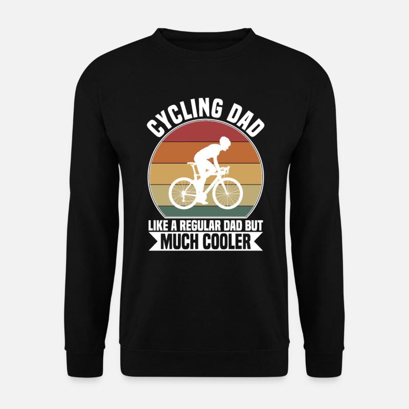 Cycling dad - Unisex Pullover - Schwarz