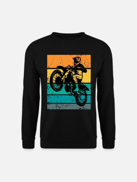 Supercross Offroad Enduro Motocross Geschenk - Unisex Pullover - Schwarz