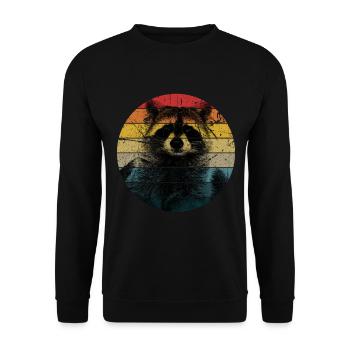 Rat de lavage - Sweat-shirt Unisexe - noir - Devant - Alina (178cm) & Michal (187cm)