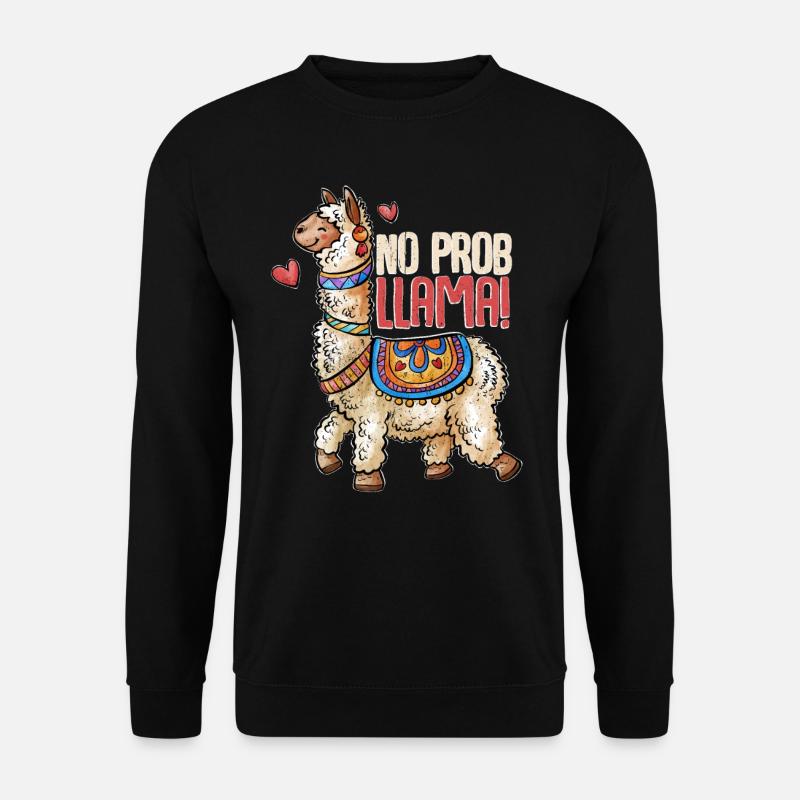 lama - Unisex Sweatshirt - black