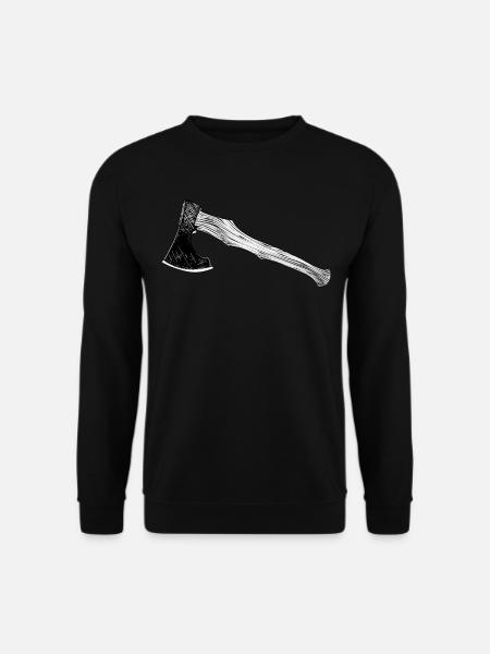 Wikinger Axt Sport Zielwerfen Axtwerfen Zielen - Unisex Pullover - Schwarz