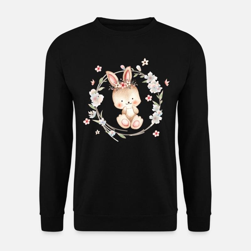 Süßer Baby Hase - Unisex Pullover - Schwarz
