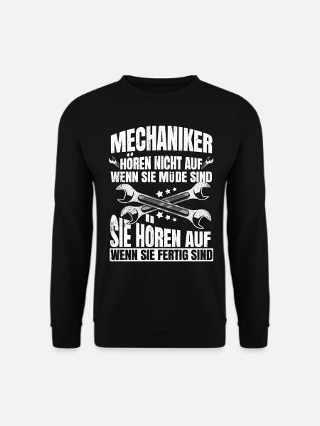 Mechaniker - Unisex Pullover - Schwarz