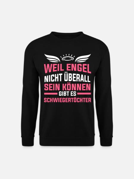 Schwiegertochter Engel Geschenk - Unisex Pullover - Schwarz