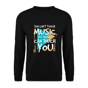 Musique | Musiciens dans un groupe | Musiciens - Sweat-shirt Unisexe - noir - Devant - Alina (178cm) & Michal (187cm)