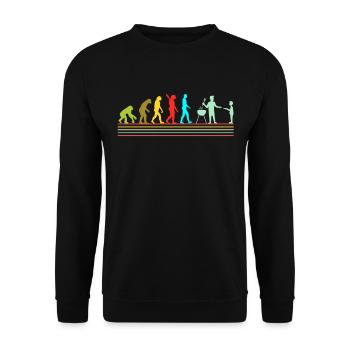 grill - Unisex Sweatshirt - black - Front - Alina (178cm) & Michal (187cm)