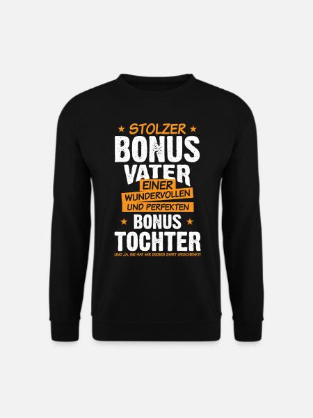 Stiefvater Papa Vater Bonuspapa Stiefpapa - Unisex Pullover - Schwarz