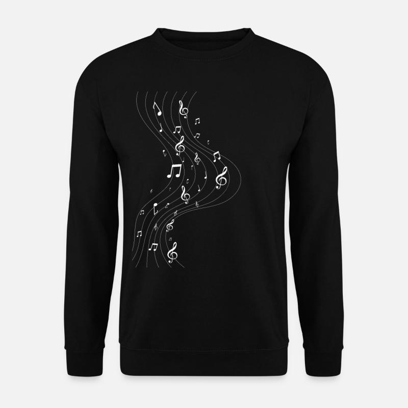 Musik Notenschlüssel Symbol - Unisex Pullover - Schwarz