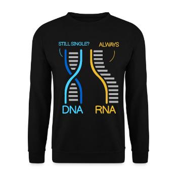 Professeur de biologie Biologiste Microbiologie Biologiste - Sweat-shirt Unisexe - noir - Devant - Alina (178cm) & Michal (187cm)